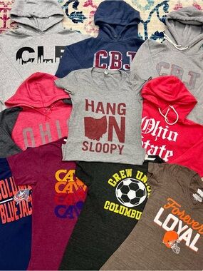 Ohio Sports Bundle T-Shirts & Hoodies, OSU, Cavs, Blue Jackets, Browns